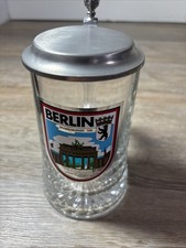 Schöner Bierkrug aus Glas