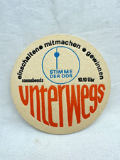DDR Bierdeckel - STIMME DER DDR - Sammlerstück - selten -