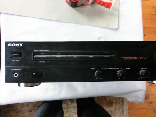 Sony f235r stereo - stereo, amplifier