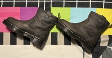 Dr. Martens ANISTONE LO LEDER BIKER BOOTS braun brown Gr. EU 40 UK 6,5