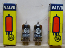 PHILIPS E88CC VALVO PRINT | matched pair ✅ same codes gold pins ( CCa 6922 )