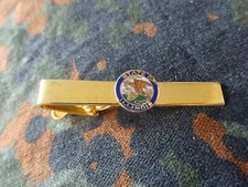 A29-34)  US Tie Bar Krawatten-Clip Krawattennadel Police ILLINOIS Feuerwehr gold