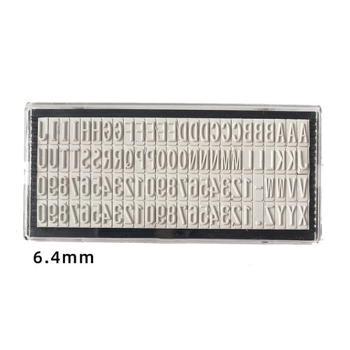 6 4 mm gummistempel - 4,