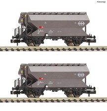 Fleischmann 830311 Spur N 2er Set Getreidesilowagen Tgpps Ep. V SBB