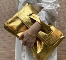 Damen Pu Leder  mit Krokodil