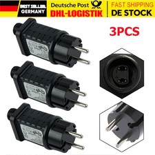 3x LED Lichterkette Transformator Netzteil Adapter Treiber IP44 4.5V 3.6W NEU DE