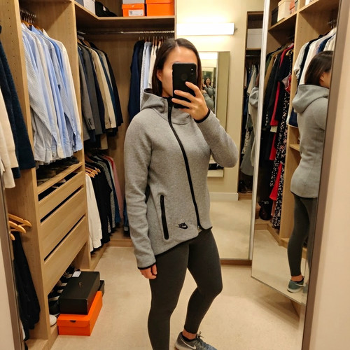 Nike tech fleece asymmetric - nike,
