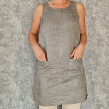 Velours Kleid Gr 36 S Grau