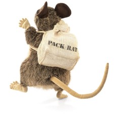 Folkmanis handpuppe ratte - folkmanis,