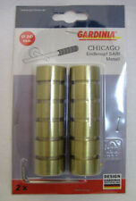 2x Endknopf Sari, Metall