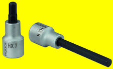 PROXXON AUSWAHL Innensechskant Einsatz HX5-HX14 kurz & lang Antrieb 12,5mm(1/2")