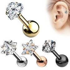 Tragus Helix Ohrpiercing