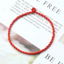 Kabbala Kabbalah Armband Glücksbringer Talisman Böser Blick - handgeflochten rot