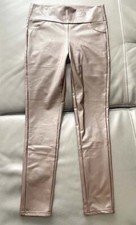 Kunst Leder Leggings braun skinny Gr. M  auch L   -   Maße im Text