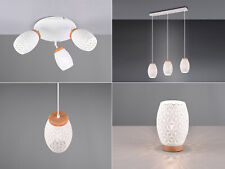 Skandinavische Nachttischlampen mit Holzfuß, Esstischlampen hängend Kücheninsel