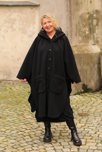 Boris lagenlook fleece - -, cape