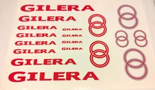 Satz Aufkleber Gilera Moped