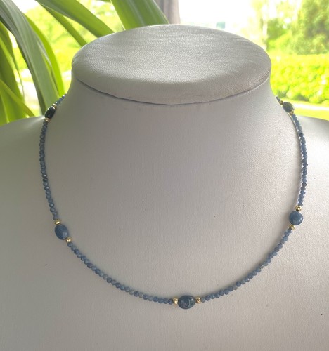 Top aaa ceylon saphir kette - saphir,