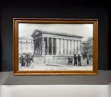 Bild Fotografiert Bleistiftzeichnung Nimes Gerahmt ca. 45x30 cm Vintage