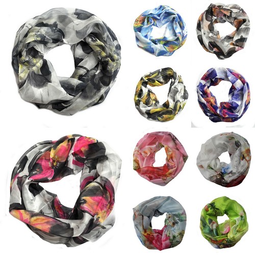 Loop schal seide seidentuch - seide,
