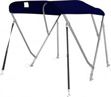 PONTTOR Bimini Top Bootsverdeck Sonnenverdeck Edelstahl A4 3 Armen Boot blau