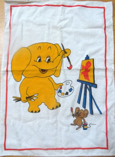 Vintage kinder handtuch - vintage,