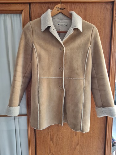 Warme lammfellimitat jacke - lammfellimitat,