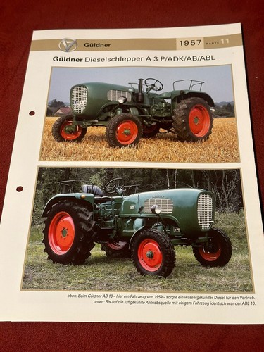 Güldner traktor schlepper - güldner,