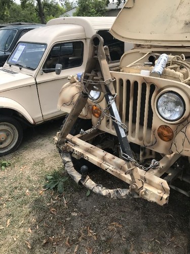 Off road jeep - towbar, deichsel