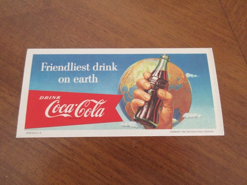 Altes coca cola löschpapier - altes,