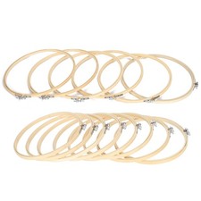 Nähwerkzeuge Bambusstickgeräte Stickelfische Reifen Für Home -Seiden -Malerei