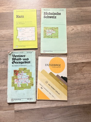 Ddr wanderkarten harz - wanderkarten,