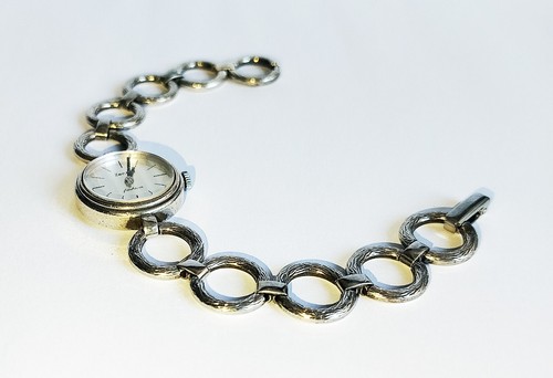 Vintage zentra damenuhr - damenuhr, silber