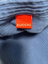  ZUCCHI100%Baumwolle dreidimensionale Streifen Bettwäsche 240x250cm Blau Wie Neu