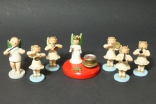 7 alte Erzgebirge Engel