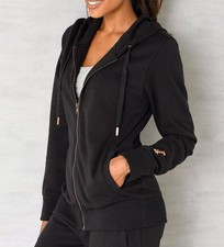 Bench Damen Sweatjacke Kapuzenjacke Freizeit Langarm schwarz NEU