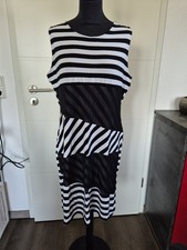 Kleid von Kate Storm Gr. 42 schwarz weiß - Freizeit Business gestreift