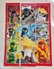 Lego Ninjago 9 x  Karten ergeben ein Bild Sammelkarten aus 2019 !!