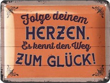 Retro Blechschilder, vintage