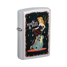 Zippo Benzin-Feuerzeug Cool Chick Rock & Roll, unbefüllt 60006971