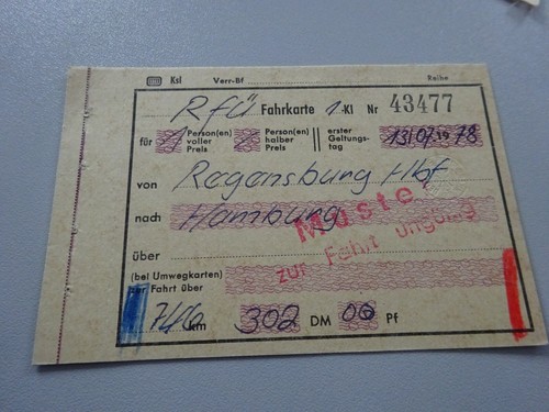 Deutsche bundesbahn alte - bundesbahn,