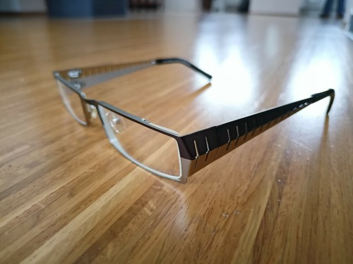 Edelstahl designer brille - edelstahl,