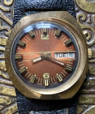 Slava Russische Herrenuhr 27 Jewels, Handaufzug, Datumsanzeige, #17