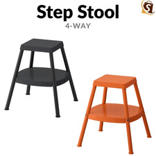 Ikea Tritthocker Kunststoff 2 Stufen Leiter rutschfest Hocker für Küche Bad Haushalt