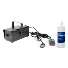 Nebelmaschine Set Fog 400, 400W, 70 m³/min, inkl. 1L Fluid, Fernbedienung