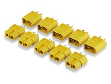 5 Paar XT60 XT-60 Goldkontakte Stecker und Buchse Goldstecker Orig. Amass XT 60