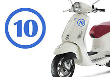 Numero 10, Aufkleber von / Aus