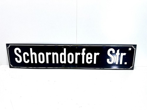 Altes emaille straßenschild - altes,