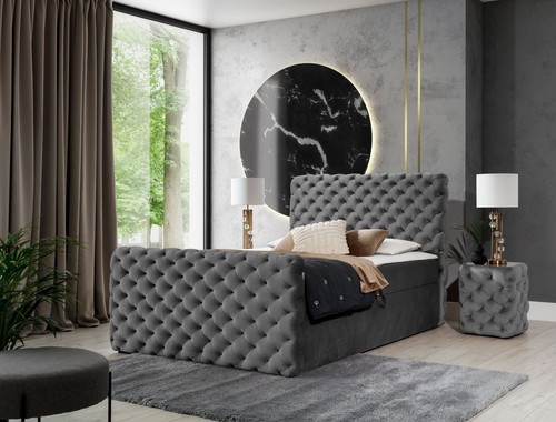 Boxspringbett chesterfield lux - boxspringbett, chesterfield-lux