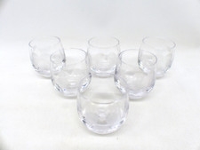 Kisslinger Rattenberg Tirol Kristall handgeschliffen Eulen Zweig 6x Wasserglas